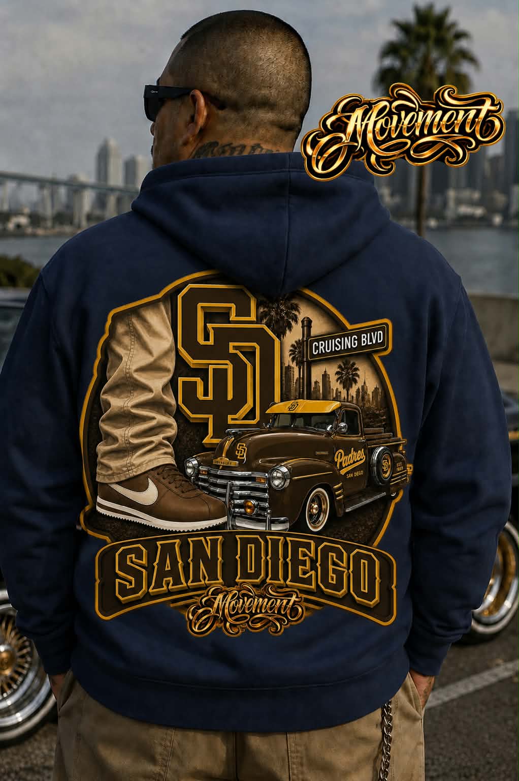 San Diego OG Navy Hoodie