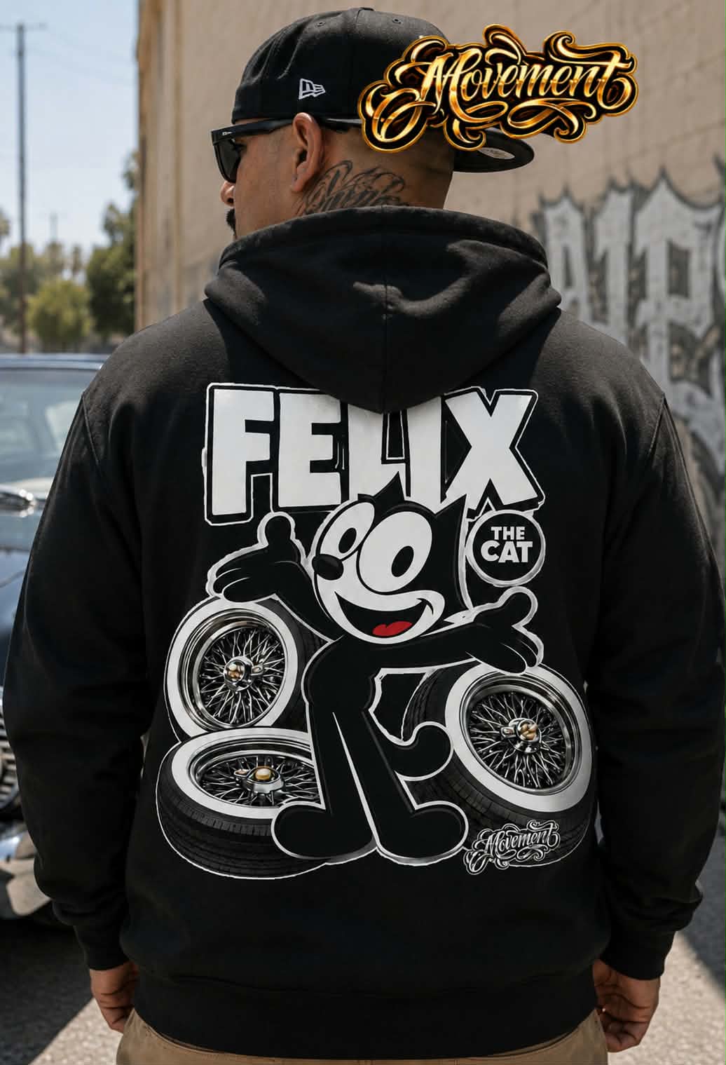Felix blk Hoodie