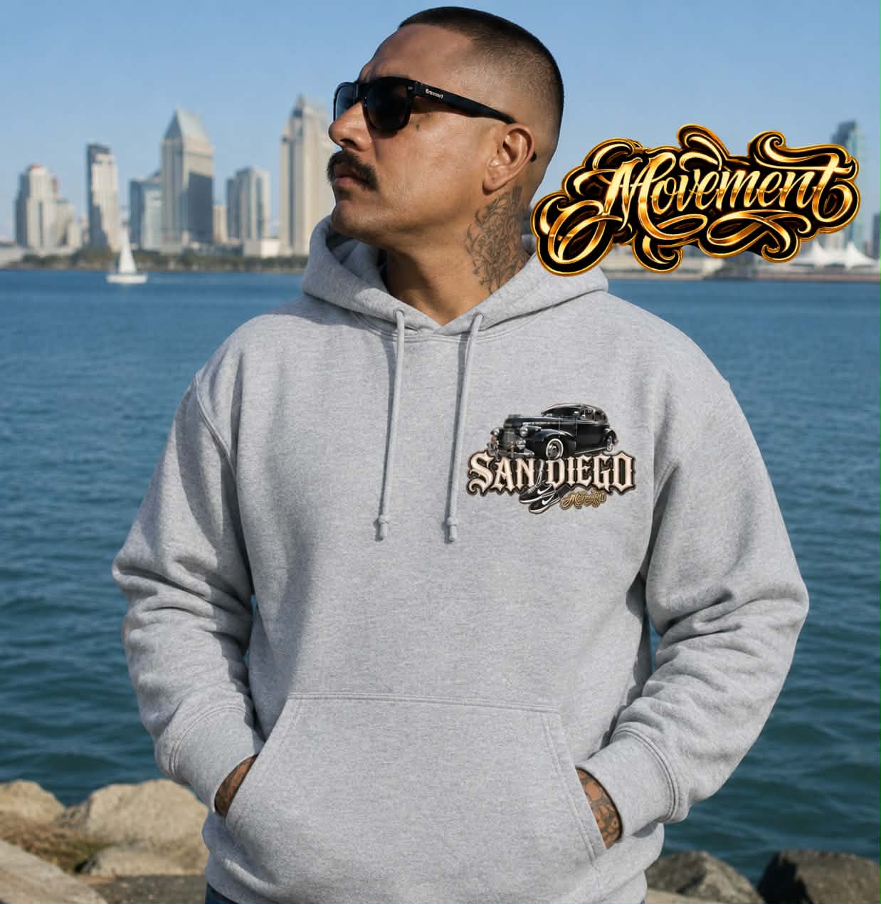 SD View Grey Hoodie
