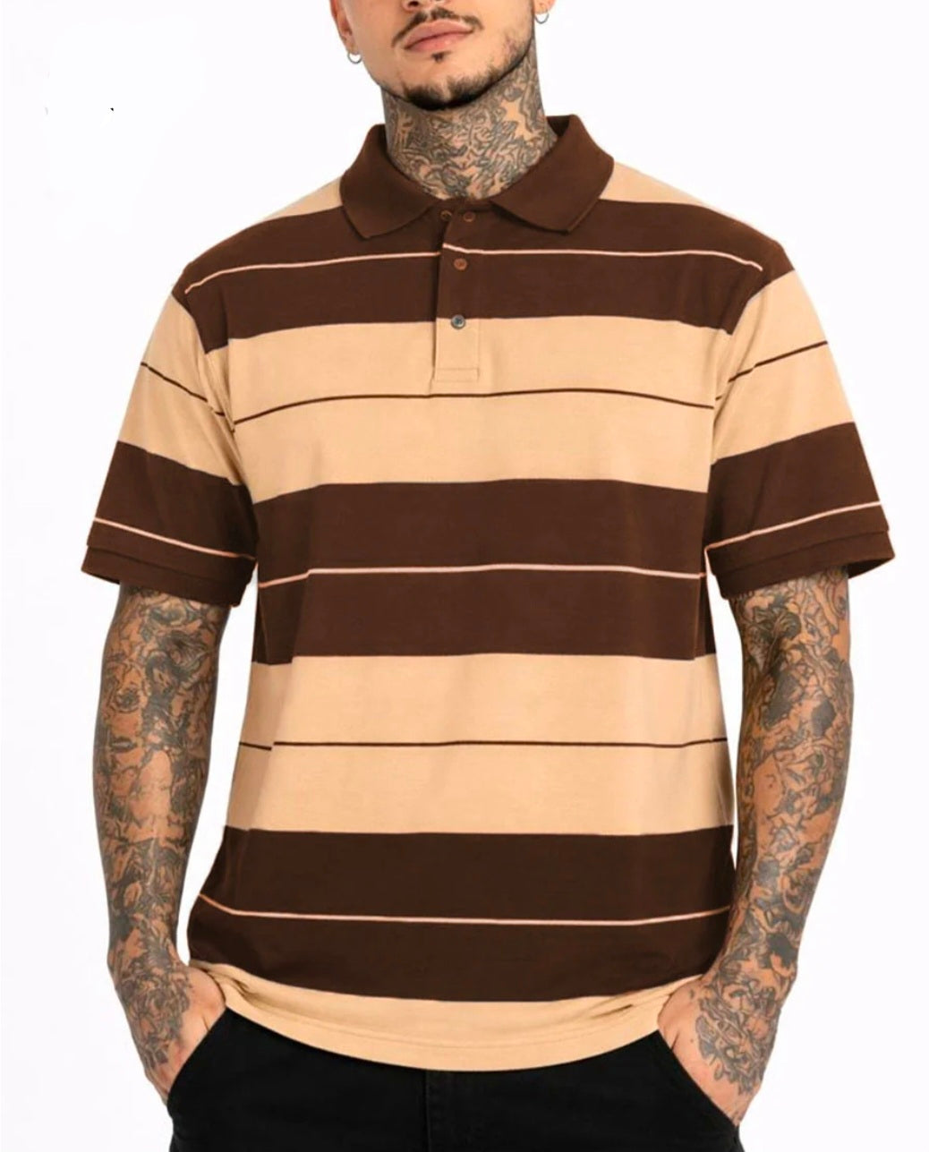 Bumble Bee Polo Brown/kahki