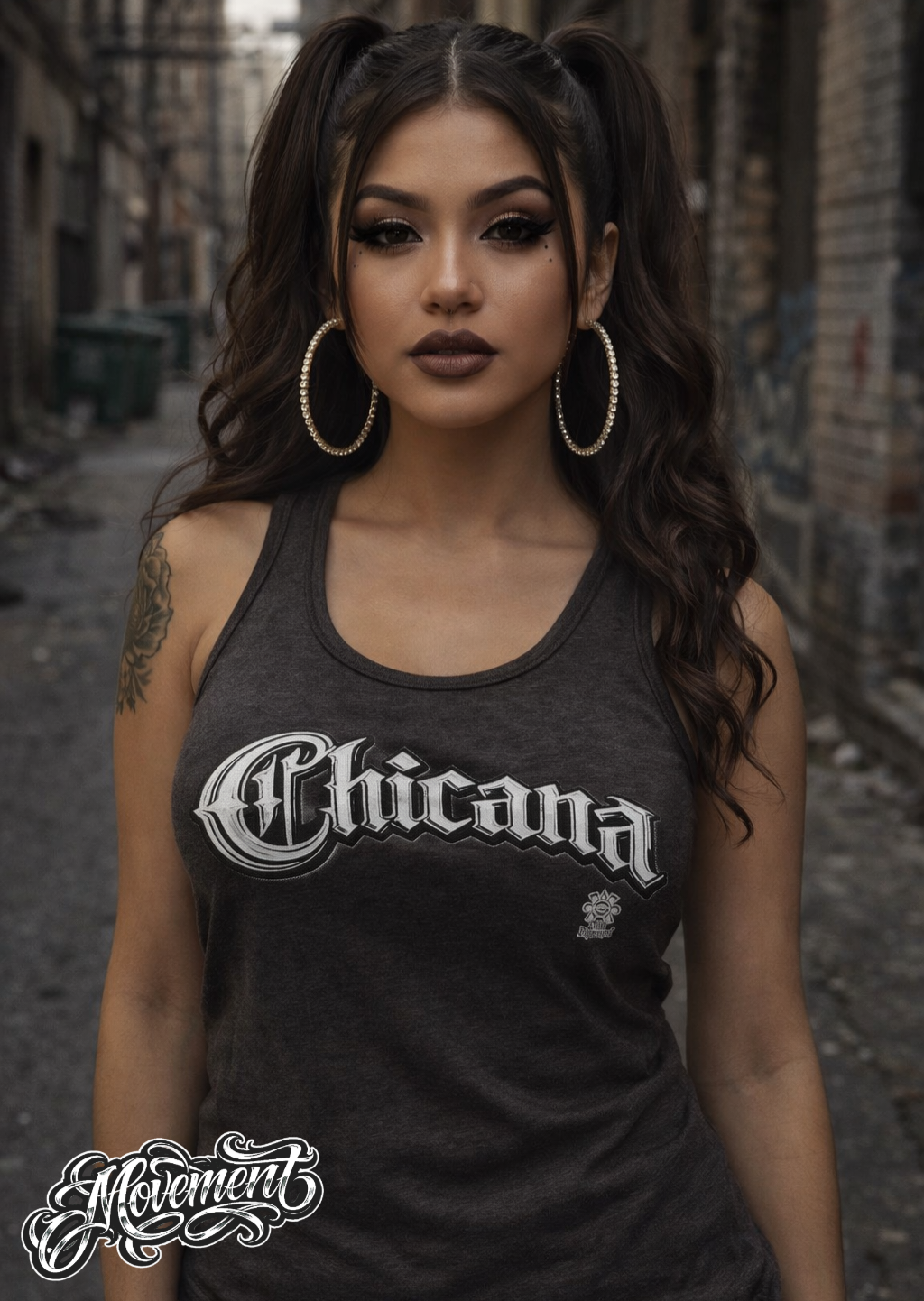 Chicana Charcoal Grey