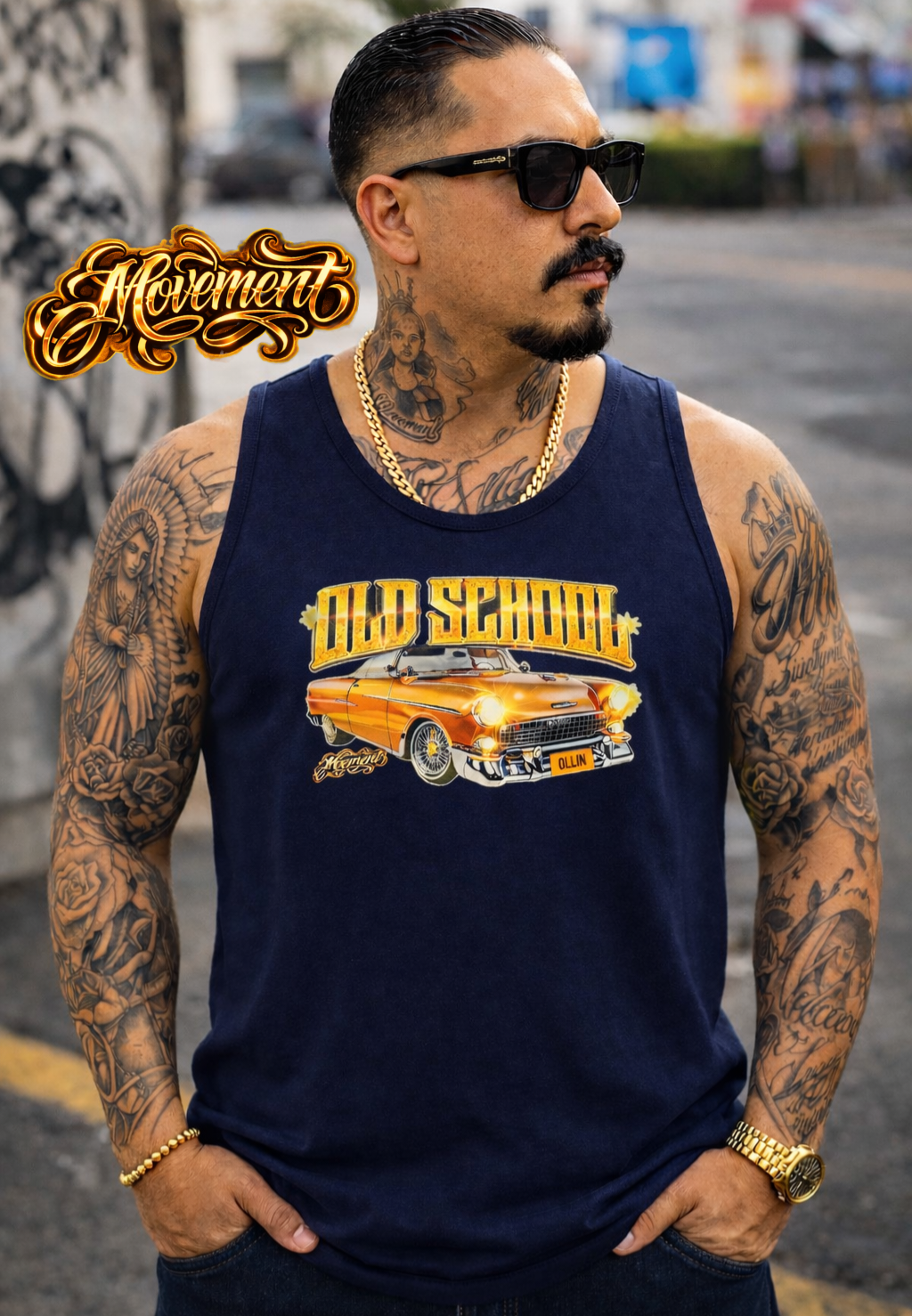Old School Navy Blue